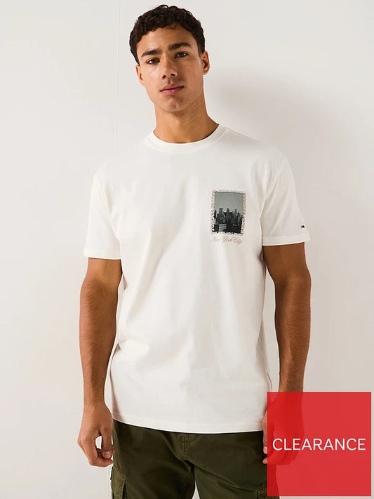 Tommyjeans doubleprint tshirt
