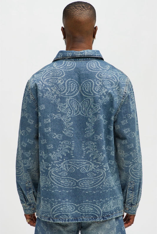 Paisley Denim jacket