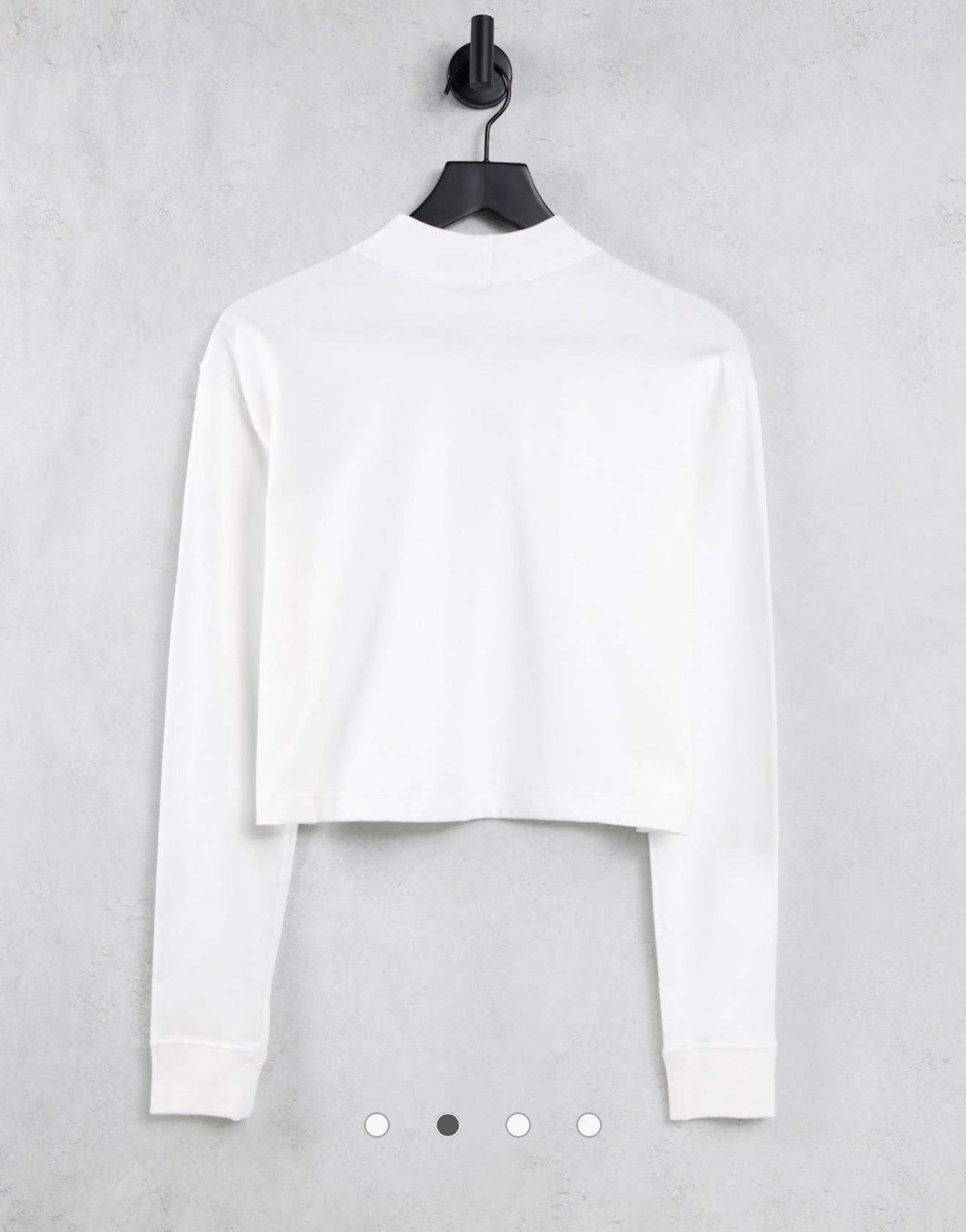 Nike necklace detail mock-neck long sleeve