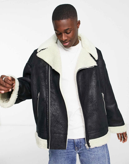 Asos sherpa jacket