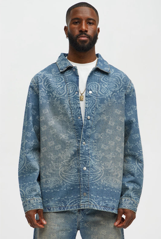 Paisley Denim jacket