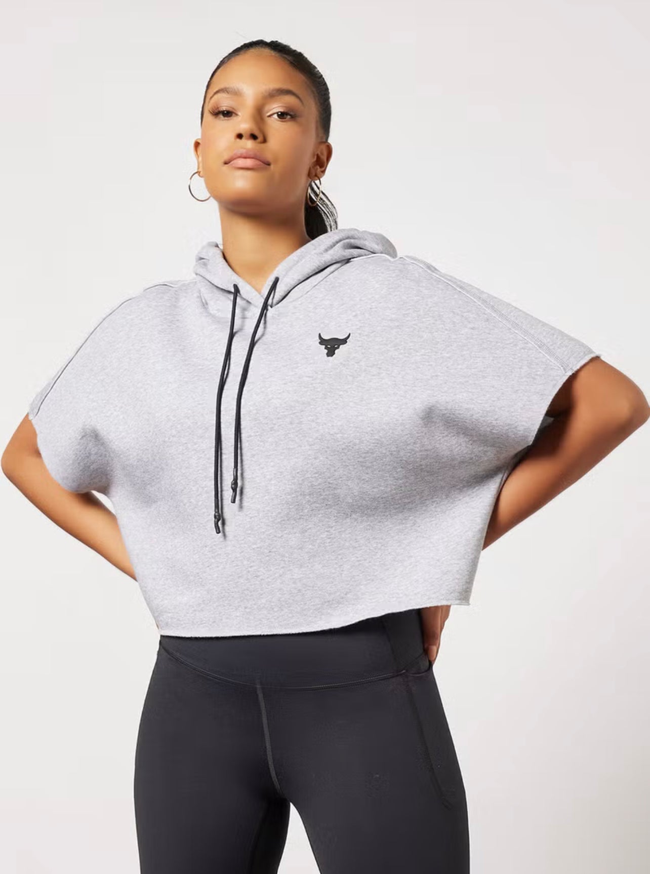 Underarmour fleece project rock cropped sweatshirt