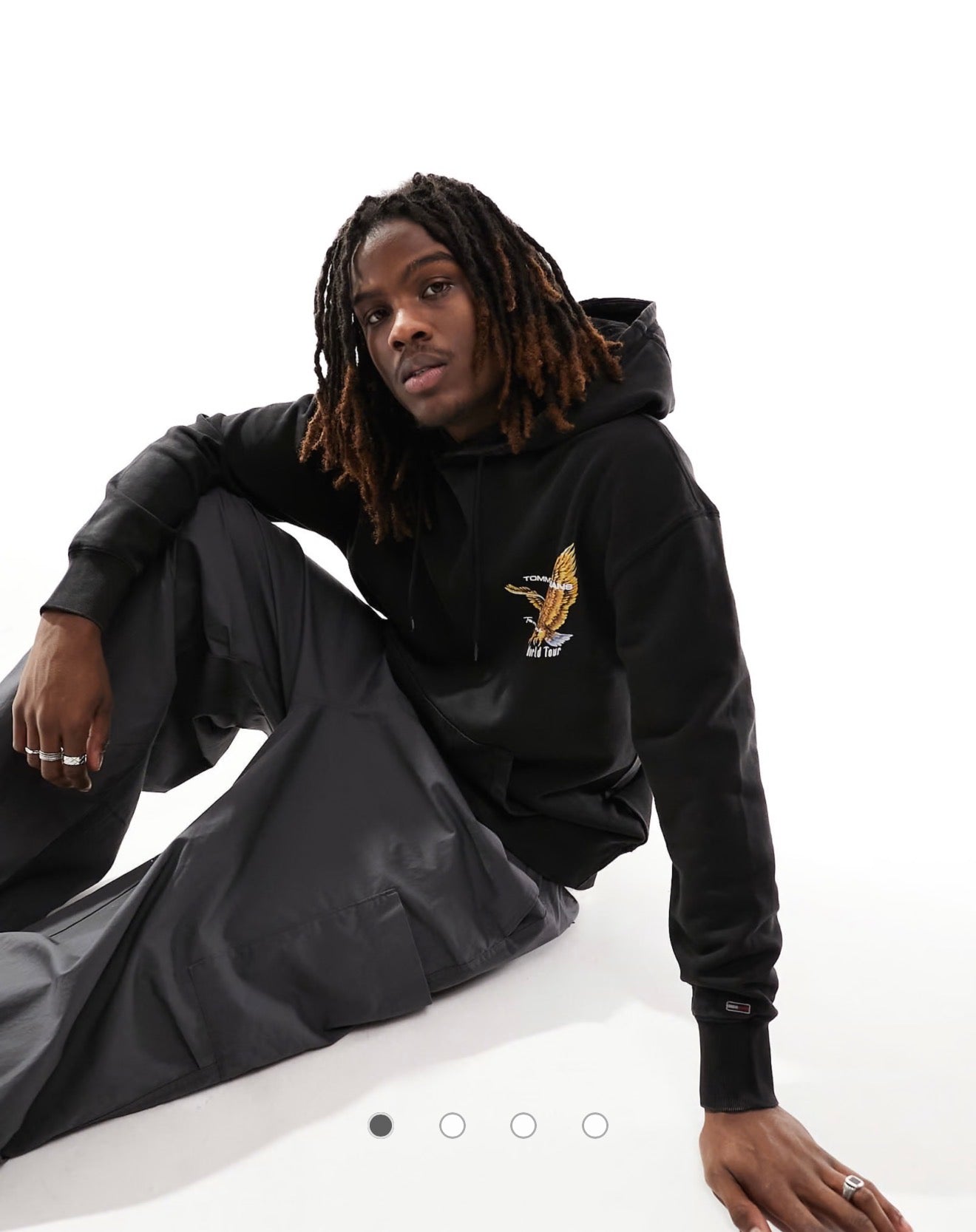 Tommyjeans eagle printed hoodie