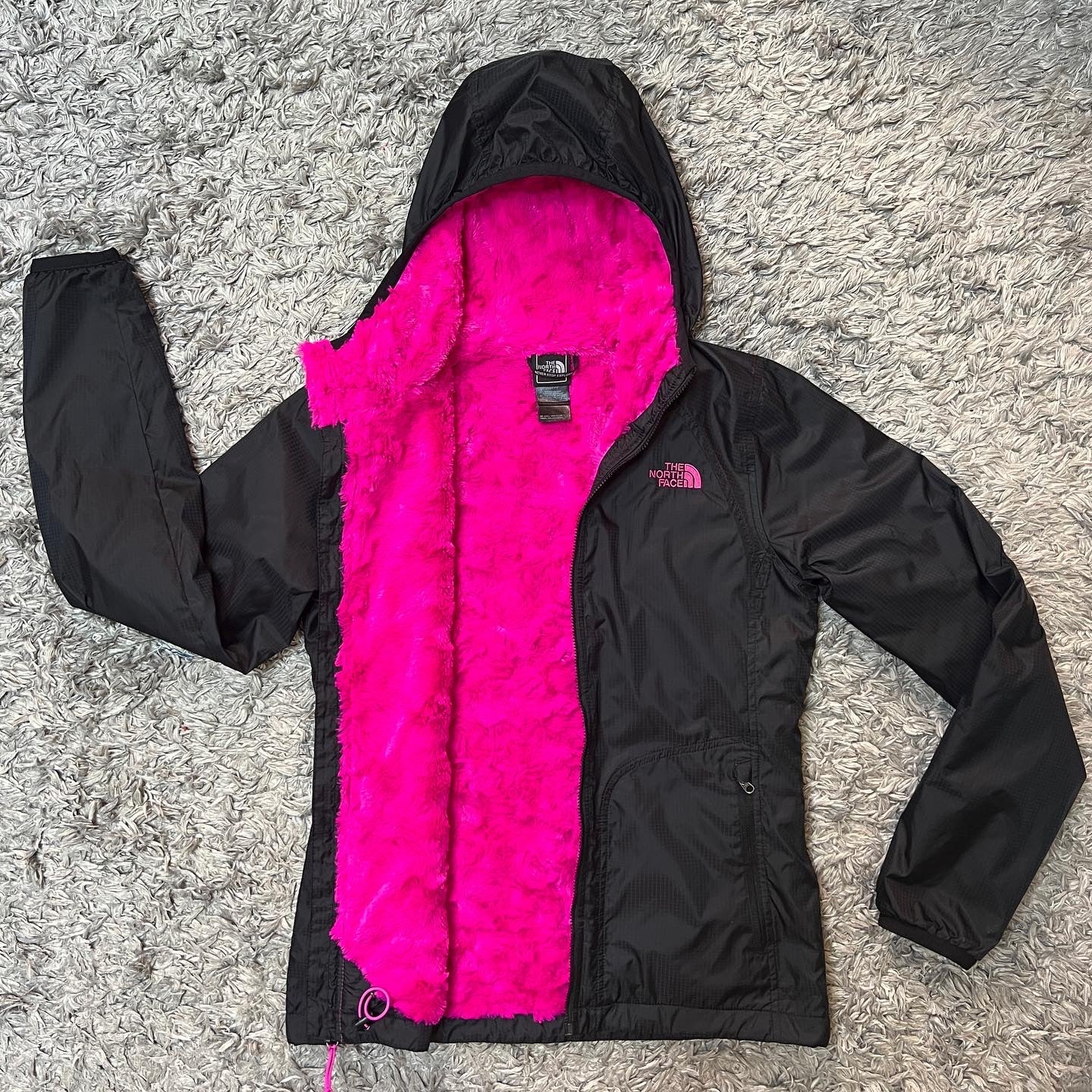 Northface jacket with fur inside