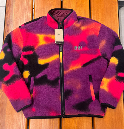 Airjordan oversized sherpa jacket