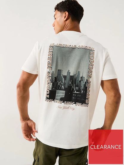 Tommyjeans doubleprint tshirt