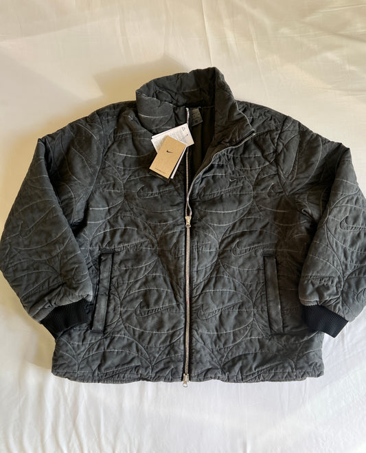 Oversized basketball bomber jacket