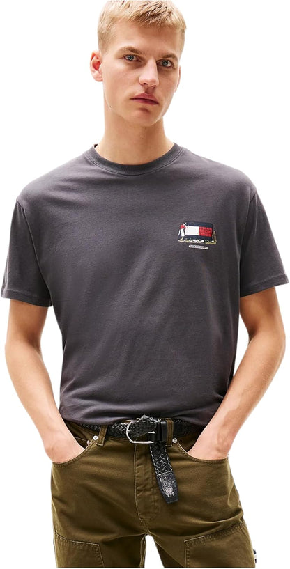Tommyjeans double print tshirt