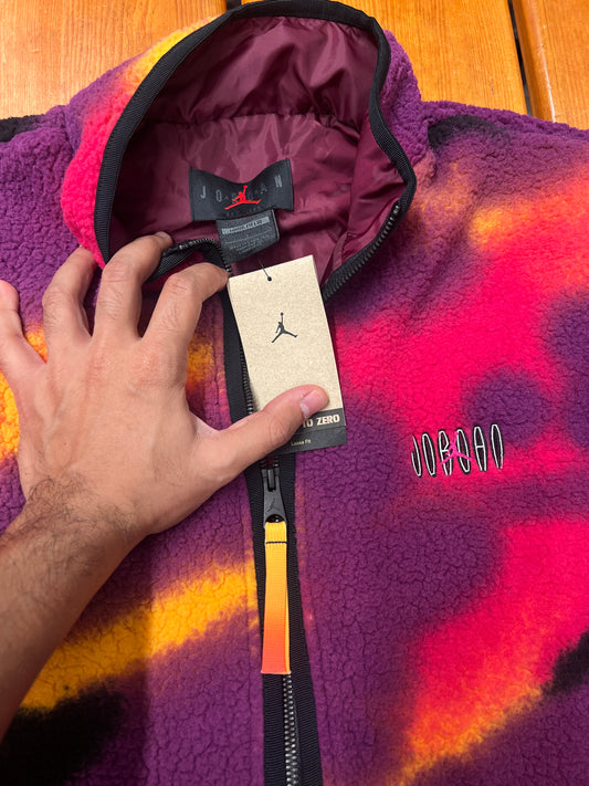 Airjordan oversized sherpa jacket