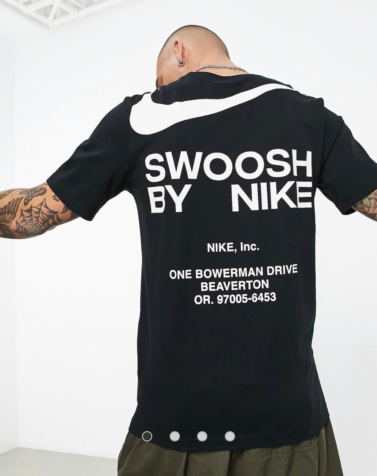 Nike swoosh t-shirt