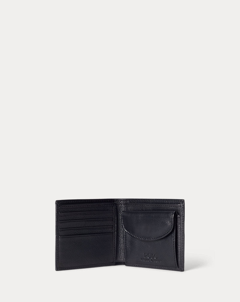 Ralph Leather Billfold Coin Wallet