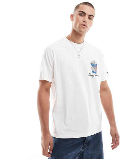Tommyjeans popcorn print tshirt