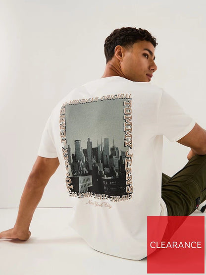 Tommyjeans doubleprint tshirt