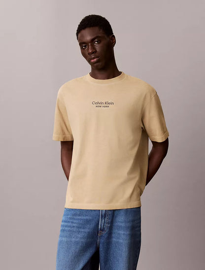 Calvinklein Faded Dye Logo tshirt