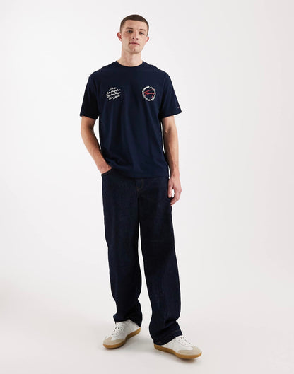 Tommyjeans doubleprint tshirt