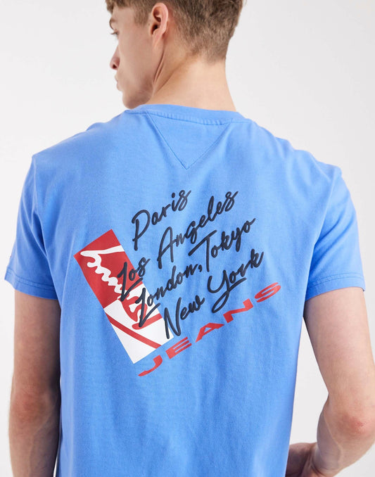 Tommyjeans double print tshirt
