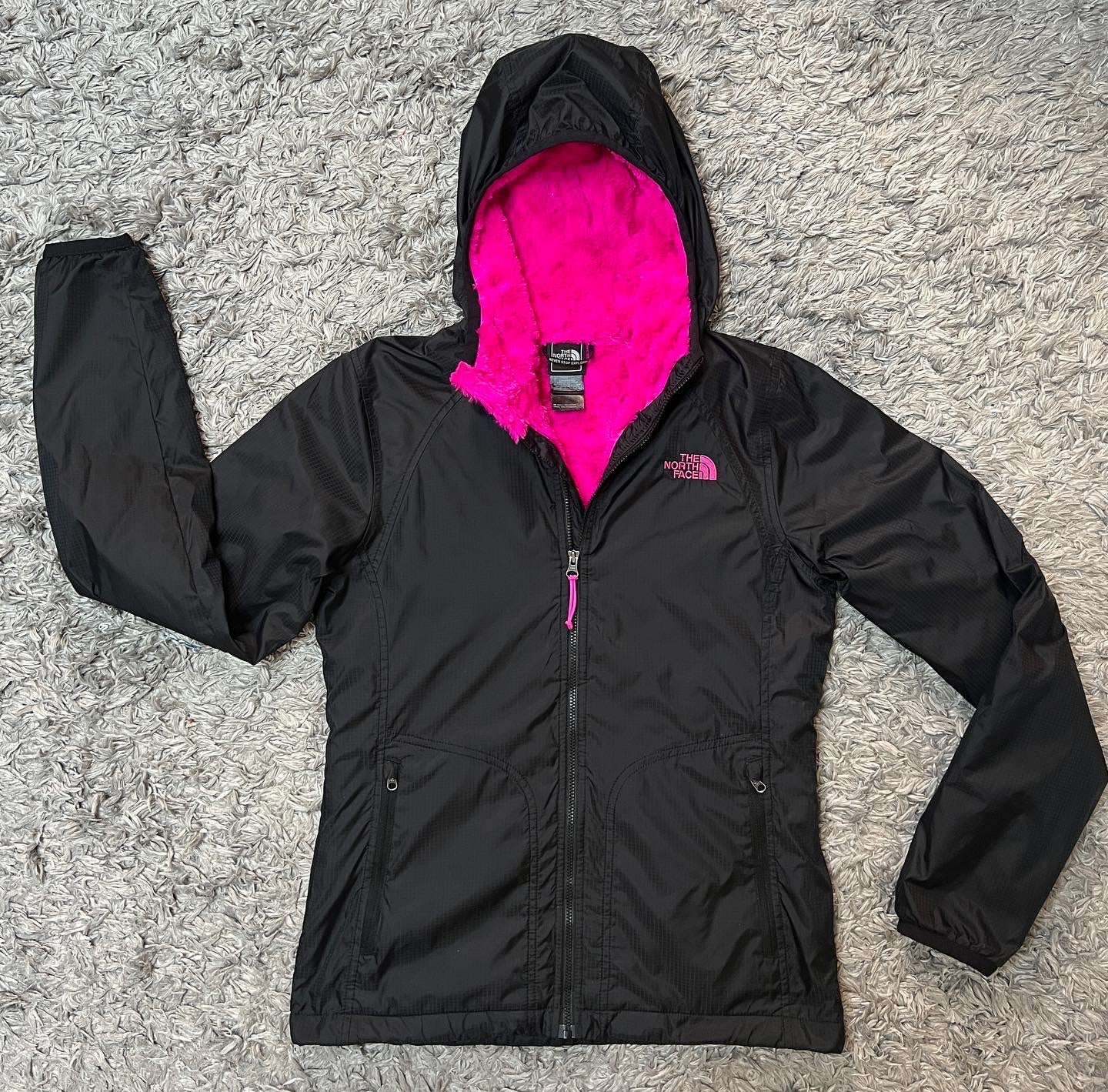 Northface jacket with fur inside