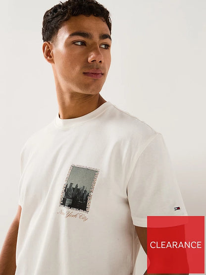 Tommyjeans doubleprint tshirt