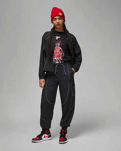 Unisex oversized Airjordan jogger with side pockets
