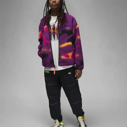 Airjordan Oversized sherpa jacket