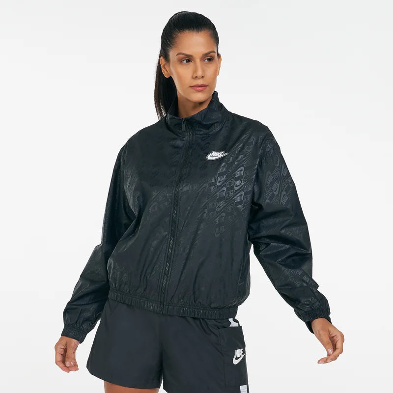Nike swoosh windbreaker jacket
