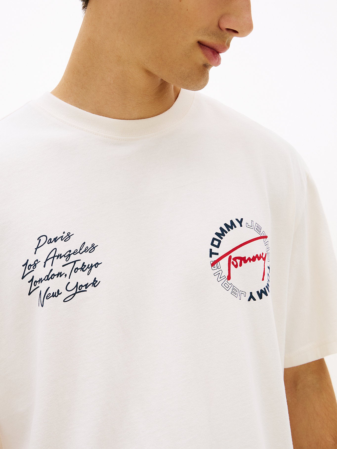 Tommyjeans doubleprint tshirt