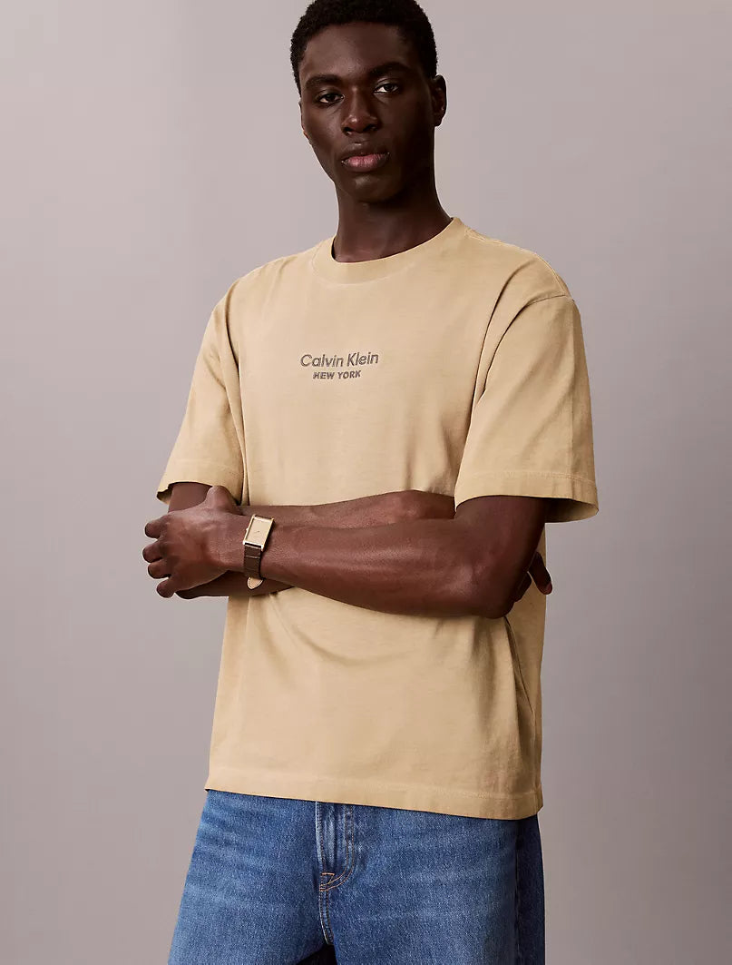 Calvinklein Faded Dye Logo tshirt