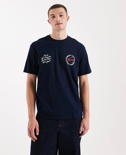 Tommyjeans doubleprint tshirt