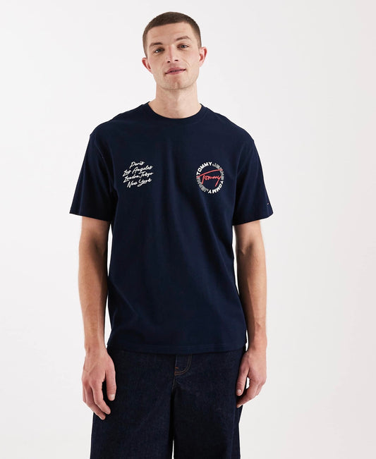 Tommyjeans doubleprint tshirt