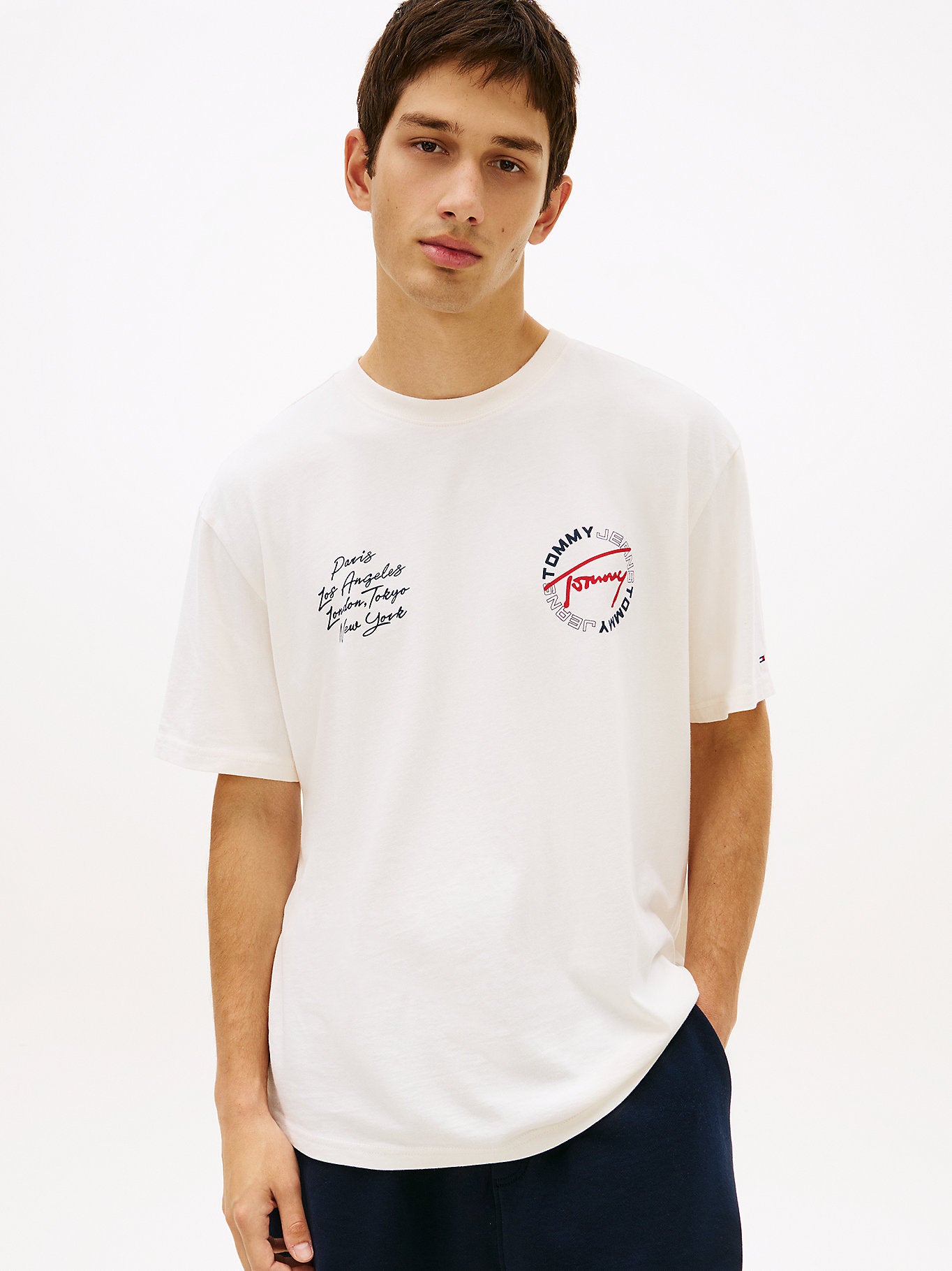 Tommyjeans doubleprint tshirt