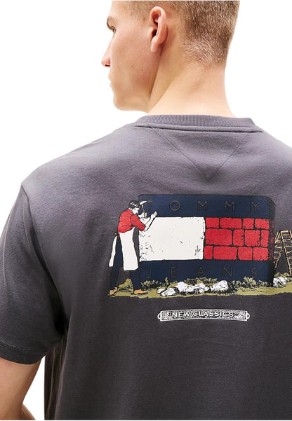 Tommyjeans double print tshirt